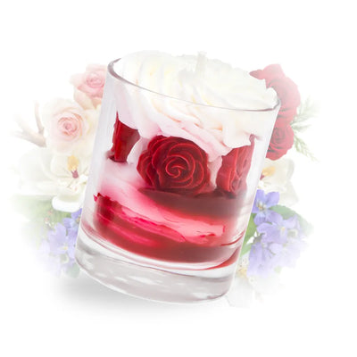 Bougie rose éternelle