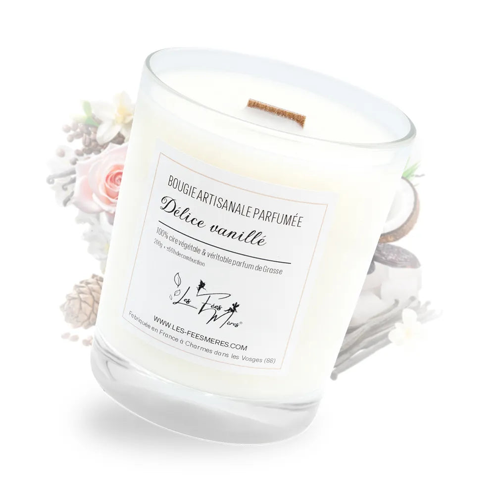 Bougie classique délice vanillé