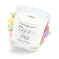 Bougie classique lilas Les Fées Mères, bougie artisanale en cire végétale parfumée, fabrication artisanale française.