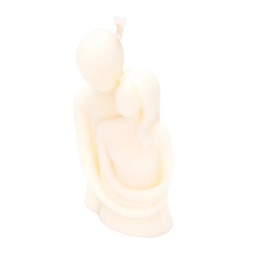 Bougie décorative couple non parfumée