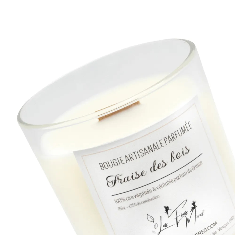 Bougie moyenne classique fraise des bois