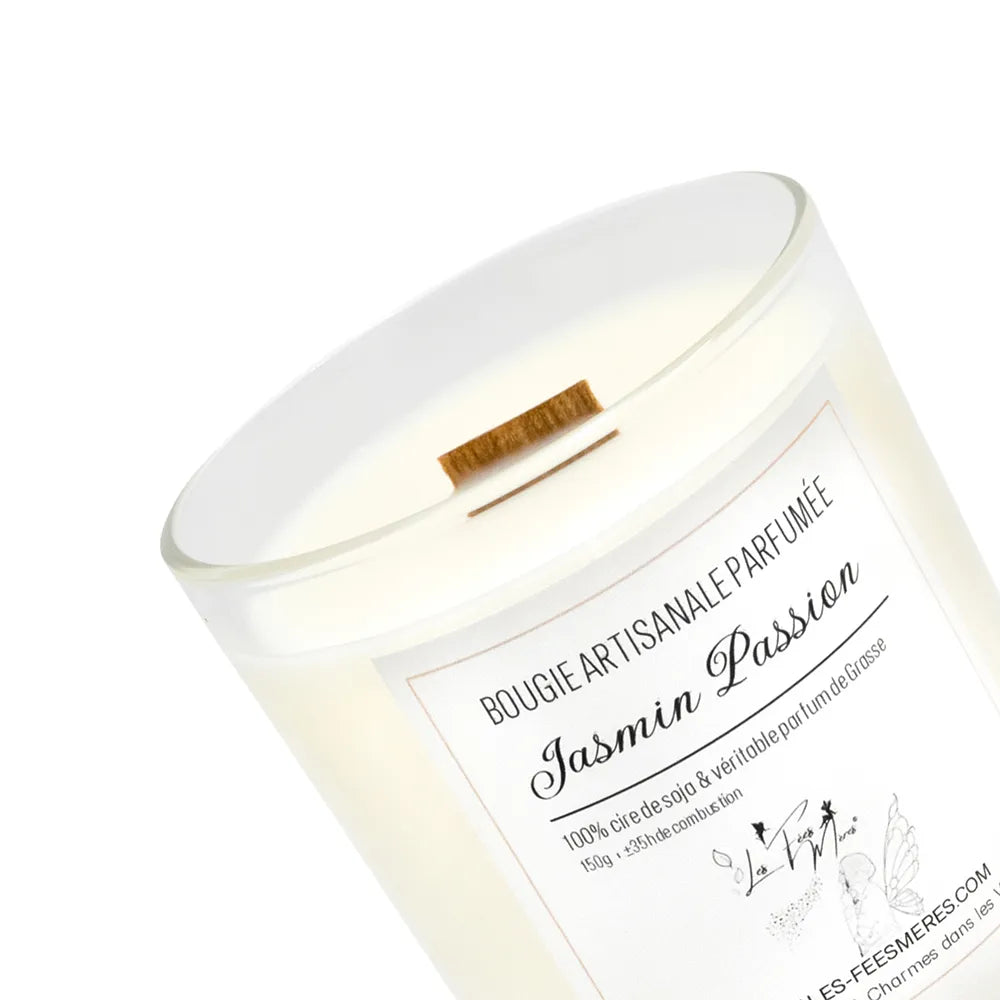 Bougie moyenne classique jasmin passion