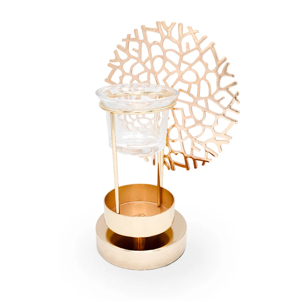 Brûle parfum corail doré