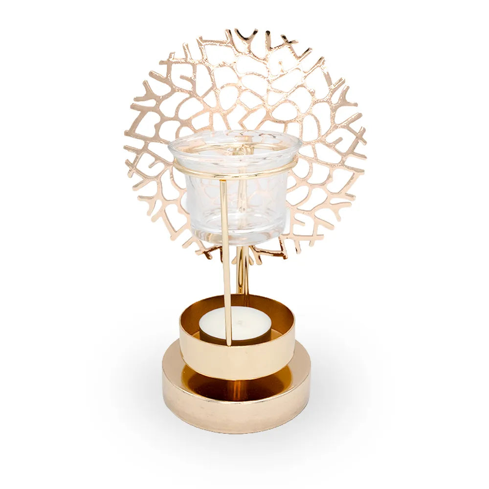 Brûle parfum corail doré