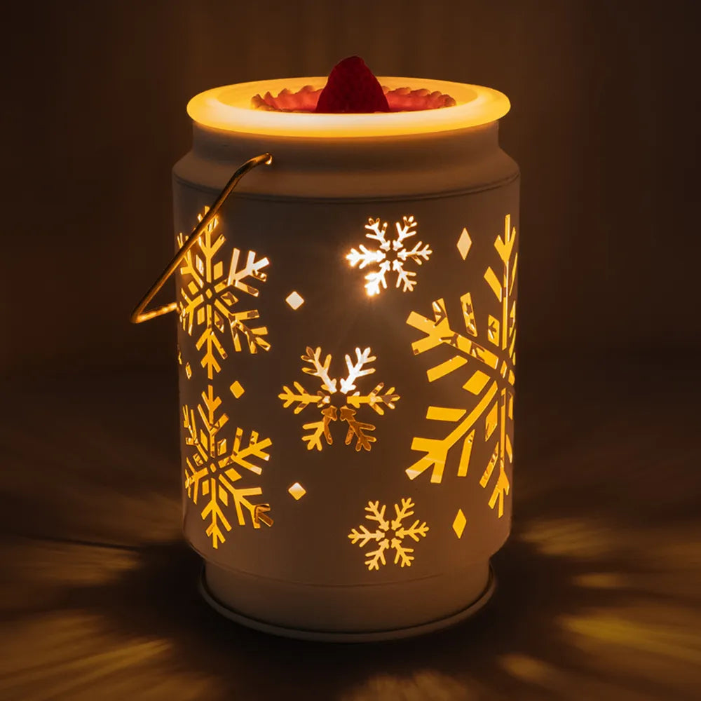 Diffuseur électrique flocon de neige lumineux