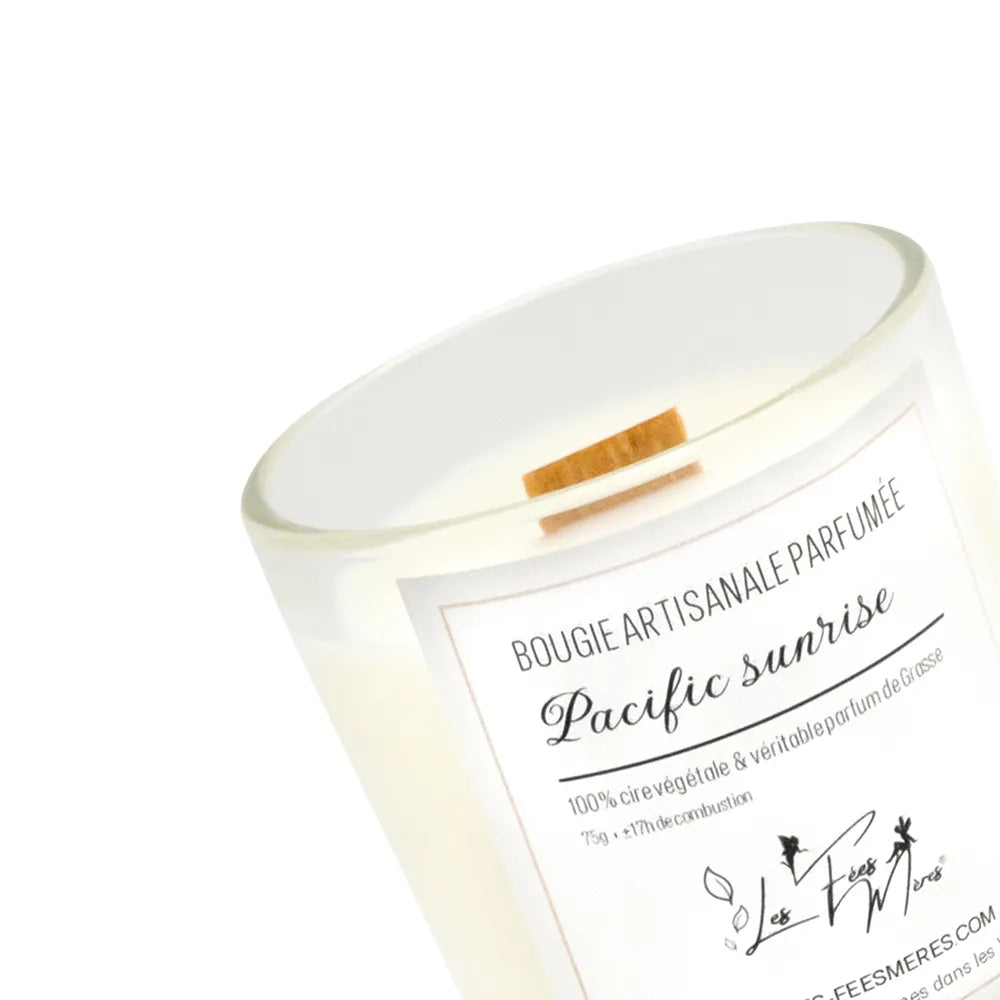 Petite bougie classique ananas pêche vanille