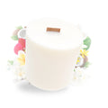 echarge de cire végétale parfumée au monoï (insert) pour bougie rechargeable.