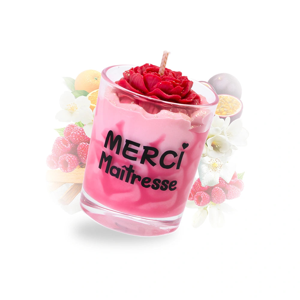 Bougie cadeau pour maîtresse personnalise