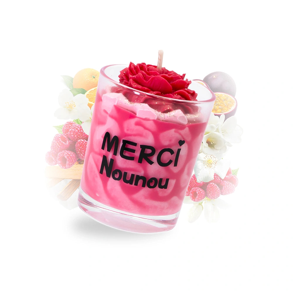 Bougie cadeau pour nounou personnalisée