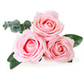 Bouquet de roses de savon rose poudré, composition florale éternelle Les Fées Mères