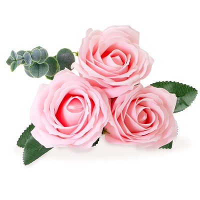 Bouquet de 3 roses de savon - rose