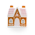 Brûle parfum maison pain d'épices à toit rose en céramique, pour fondants parfumés, Les Fées Mères