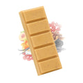 Fondant parfumé clafoutis Les Fées Mères, barre de cire végétale à casser pour brûle-parfum, fabriquée dans les Vosges.