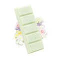 Fondant parfumé concombre Les Fées Mères, barre de cire végétale à casser pour brûle-parfum, fabriquée dans les Vosges.