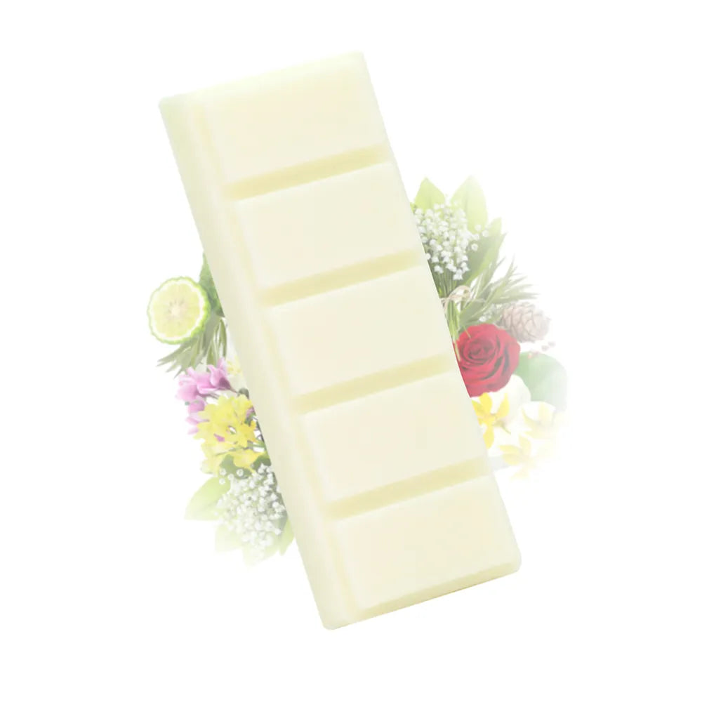 Fondant parfumé muguet Les Fées Mères, barre de cire végétale à casser pour brûle-parfum, fabriquée dans les Vosges.
