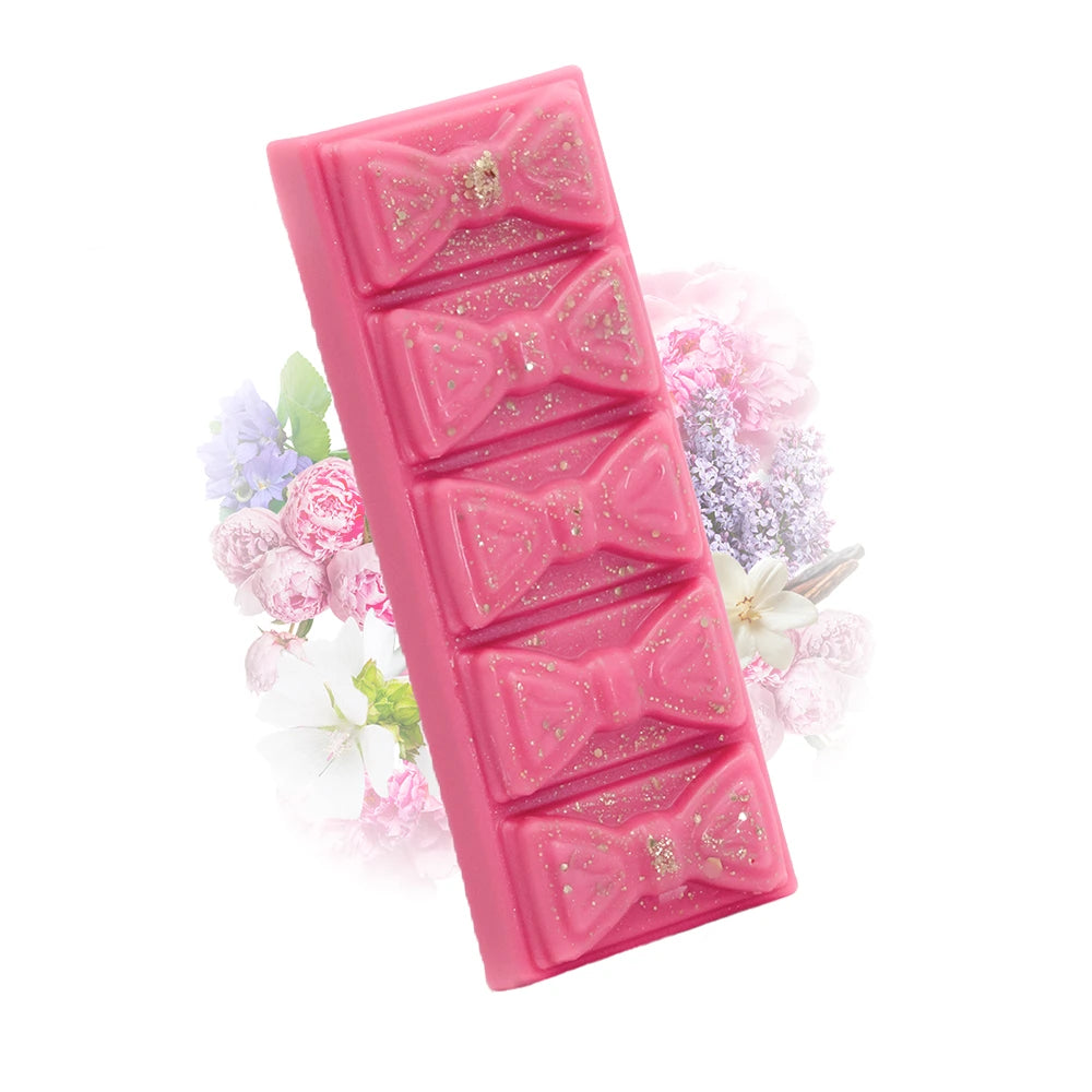 Fondant parfumé pivoine Les Fées Mères, barre de cire végétale à casser pour brûle-parfum, fabriquée dans les Vosges.