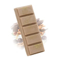Fondant parfumé rocher praliné Les Fées Mères, barre de cire végétale à casser pour brûle-parfum, fabriquée dans les Vosges.