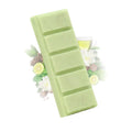 Fondant parfumé thé vert Les Fées Mères, barre de cire végétale à casser pour brûle-parfum, fabriquée dans les Vosges.