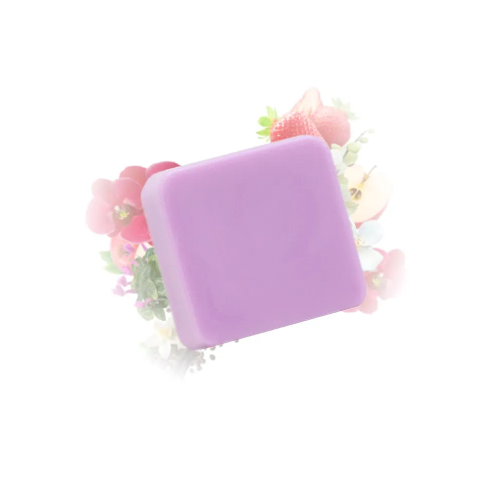 Galet de cire parfumée orchidée Les Fées Mères, fondant artisanal en cire végétale pour brûle-parfum, fabriqué dans les Vosges.