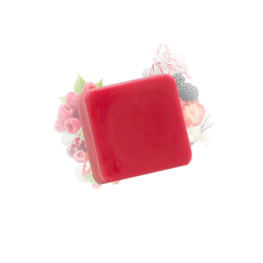 Galet de cire parfumée sucre d'orge Les Fées Mères, fondant artisanal en cire végétale pour brûle-parfum, fabriqué dans les Vosges.