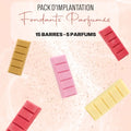 Pack de démarrage fondants parfumés en barre Les Fées Mères, 15 barres, 5 parfums best-sellers pour revendeurs