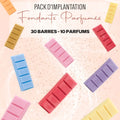 Pack de démarrage fondants parfumés en barre Les Fées Mères, 30 barres, 10 parfums best-sellers pour revendeurs
