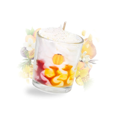 Petite bougie ananas pêche vanille