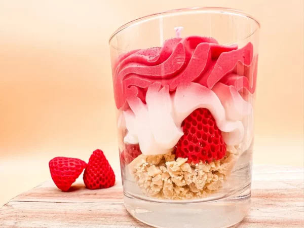 Bougie gourmande fraise des bois – Image 6