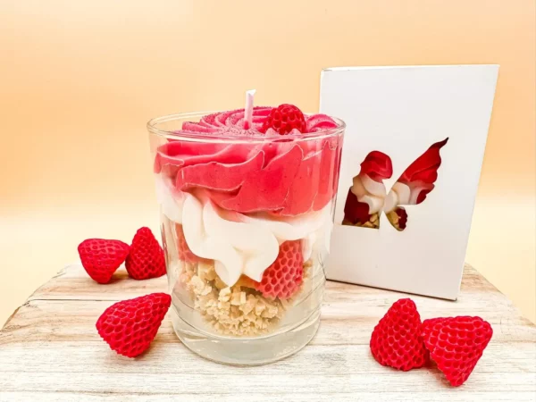 Bougie gourmande fraise des bois – Image 4