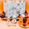 C'est une image d'un calendrier de l'avent bougie et fondant artisanaux accompagné d'un brûle parfum renne. Offre Black Friday.