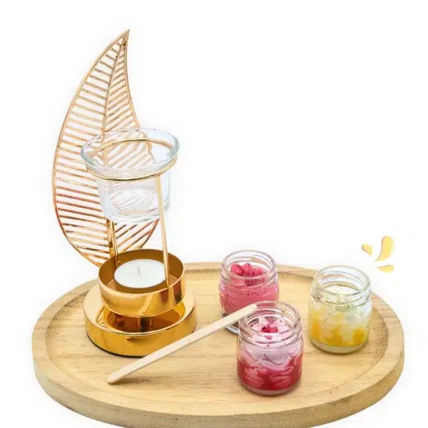 cette photo représente le coffret 3 fondants crémeux et brule parfum