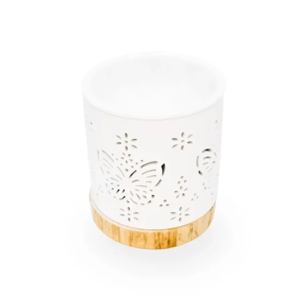 Photo qui représente le brûle parfum photophore papillon