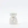 Brûle parfum lotus blanc en céramique