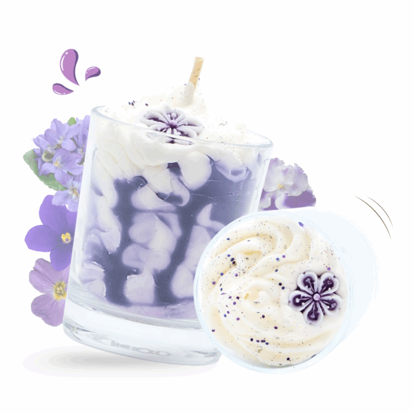 cette photo représente la mini gourmande violette