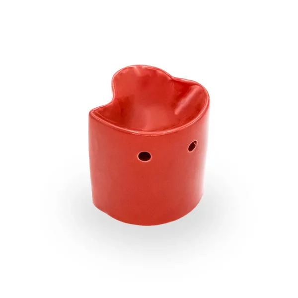 cette photo représente le brule parfum coeur rouge