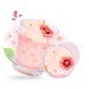 cette bougie représente la mini gourmande fleur de Sakura