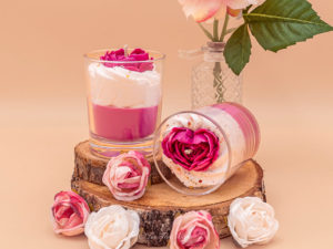 cette photo représente la bougie gourmande jasmin passion