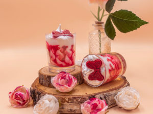 cette photo représente la mini gourmande vanille fraise caramel