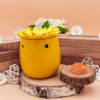 cette photo représente le brûle parfum tournesol