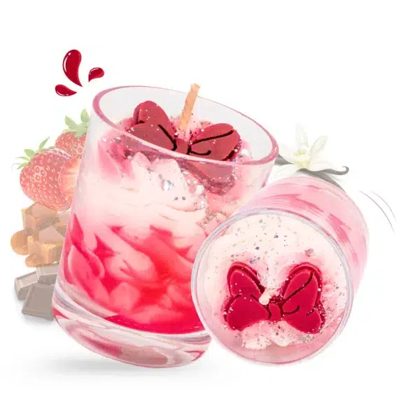 cette photo représente la mini gourmande vanille fraise caramel