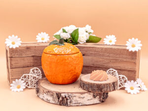 cette photo représente le brûle parfum orange