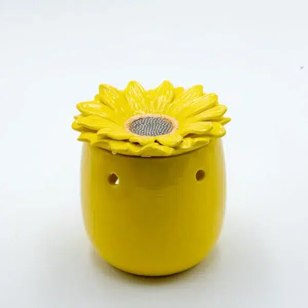 cette photo représente le brule parfum tournesol