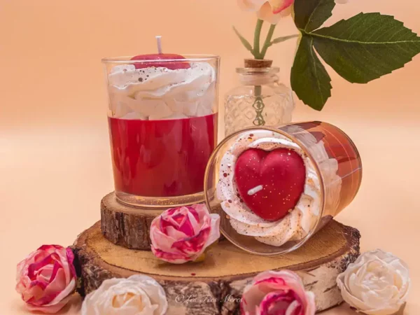 Grande bougie gourmande rubis – Image 2