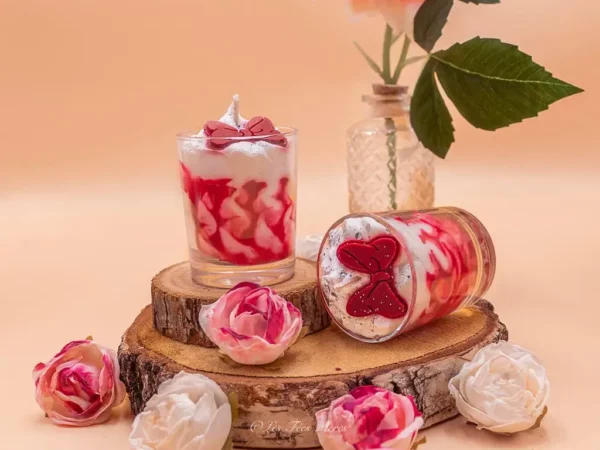 Mini gourmande vanille fraise caramel