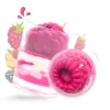 cette photo représente la bougie gourmande framboise exotique