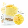 cette photo représente la bougie gourmande macaron vanille