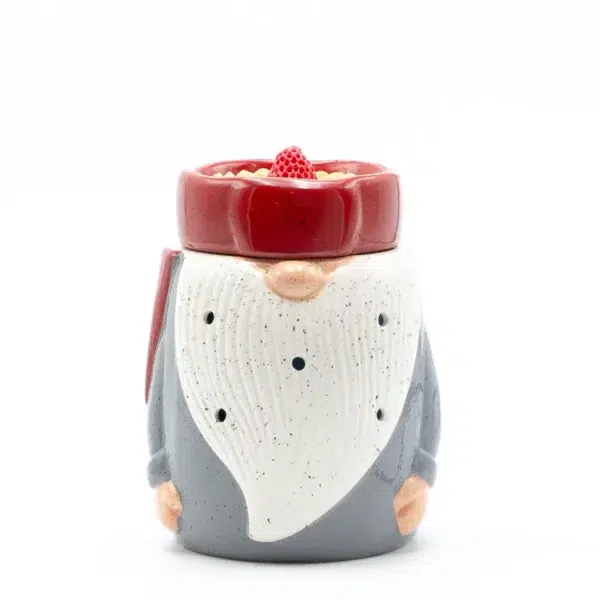 cette photo représente le brule parfum électrique gnome de noel