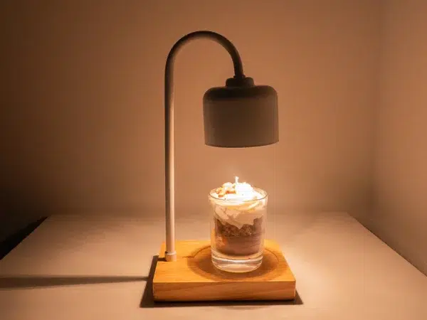 Lampe à bougie blanche – Image 2
