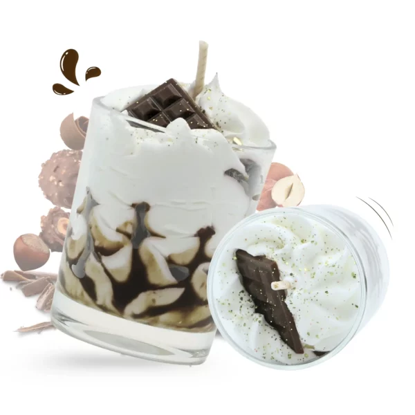 Cette photo est la mini gourmande rocher praliné