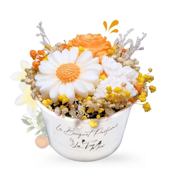 cette photo représente le bouquet parfumé fleur de tiaré